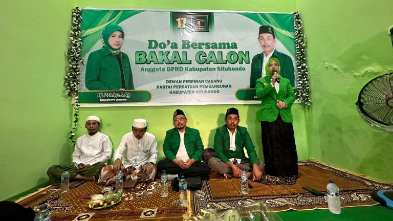 Do’a Bersama Bakal Calon Anggota DPRD Kabupaten Situbondo Dilakukan di DPC PPP